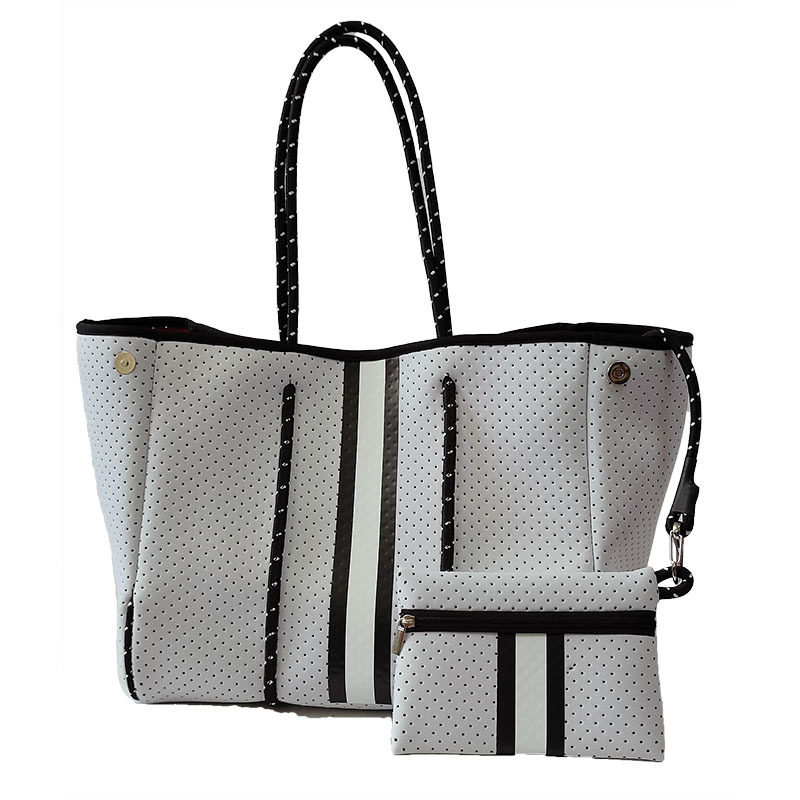 Bolsa perforada de material de buceo, bolsa de playa madre-hijo, bolsa de gimnasio, bolsa de hombro para deportes acuáticos y ocio, impermeable