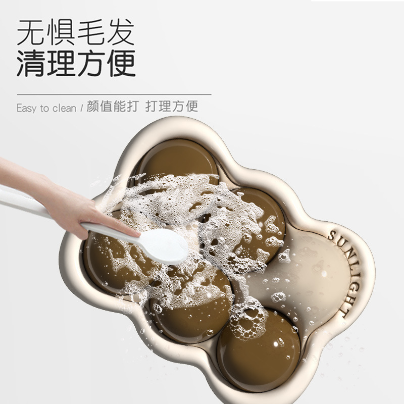 Alfombra de piso de expansión tridimensional 3D baño alfombra absorbente de barro de diatomeas baño puerta del baño alfombra del hogar alfombra antideslizante alfombra del piso