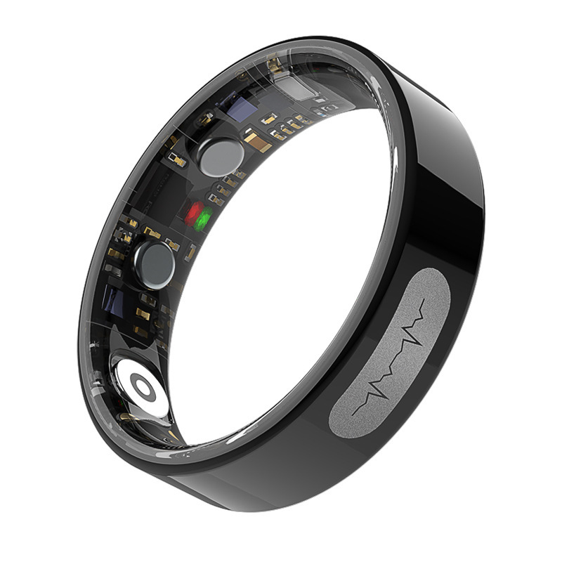 心拍数、心電図、睡眠などを測定するヘルスケア機能付きウェアラブルリング「ER08」。家族の健康を守り、モニタリングをサポートします。|undefined