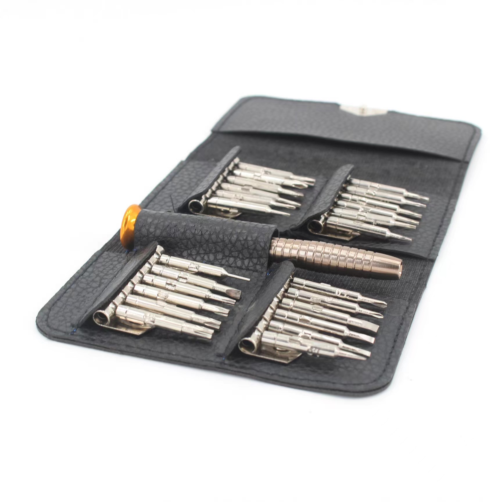 25合一多功能皮套螺丝刀套装手机电脑手表维修便携式工具套装源头