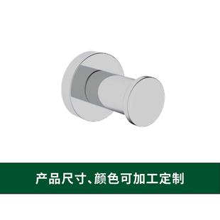 Manufacturer Hotel Bathroom Bath Ball Wall-Mounted Storage Household Clothes Hook Simple Brushed 304 Stainless Steel Single Hook