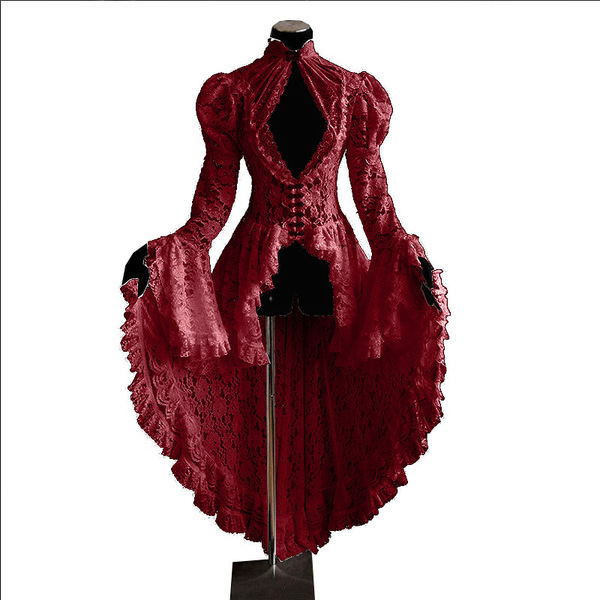 Retro lace sexy dress