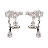 Small design universal sophisticated advanced earrings, simple and elegant design, high-quality style
