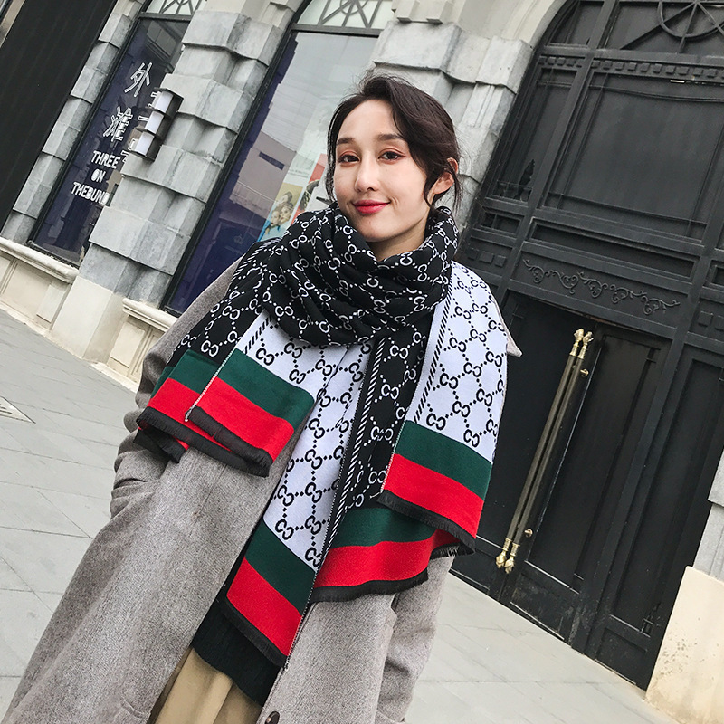 空调房披肩女外搭羊毛围巾两用冬季2025新款办公室午睡披风送礼物|undefined