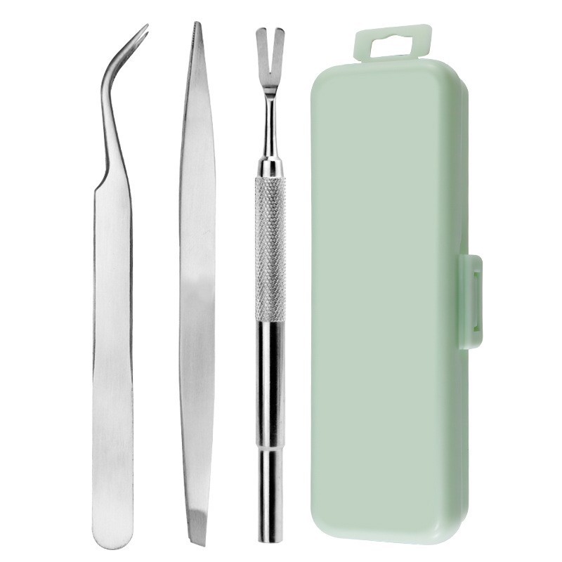 녹색 상자 - 강아지 이 제거 포크 3종 세트