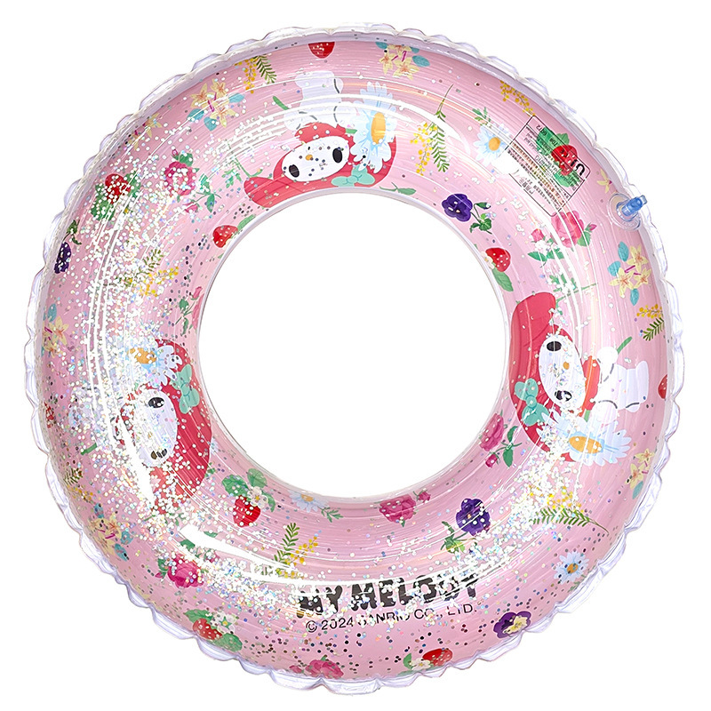 Anillo de natación infantil de dibujos animados en stock, flotador inflable para axilas, flotador grueso para bebé, anillo flotante, anillo de natación para agua al por mayor.
