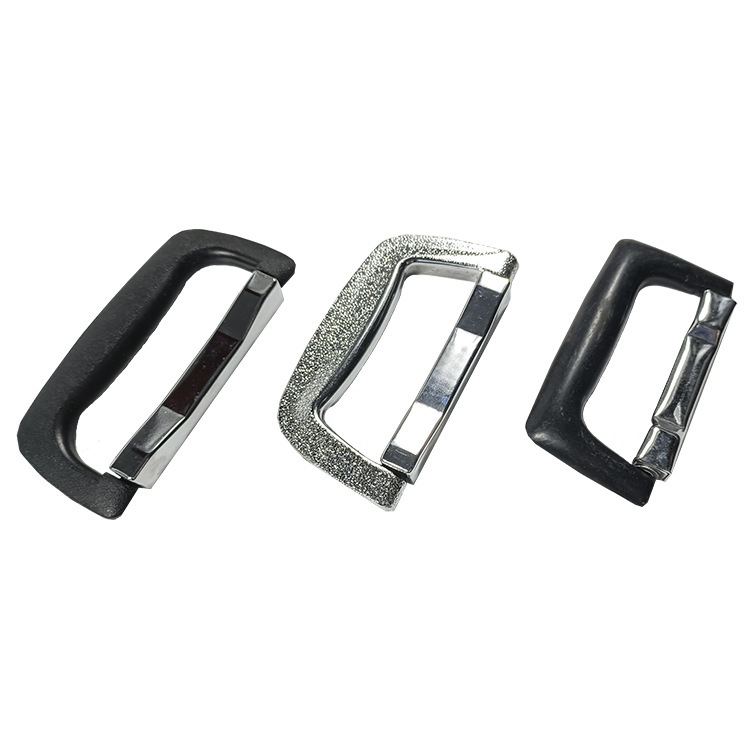 Maleta, maleta, maleta, maleta, maleta, accesorios de equipaje de plástico, plata americana, maleta de aluminio negro