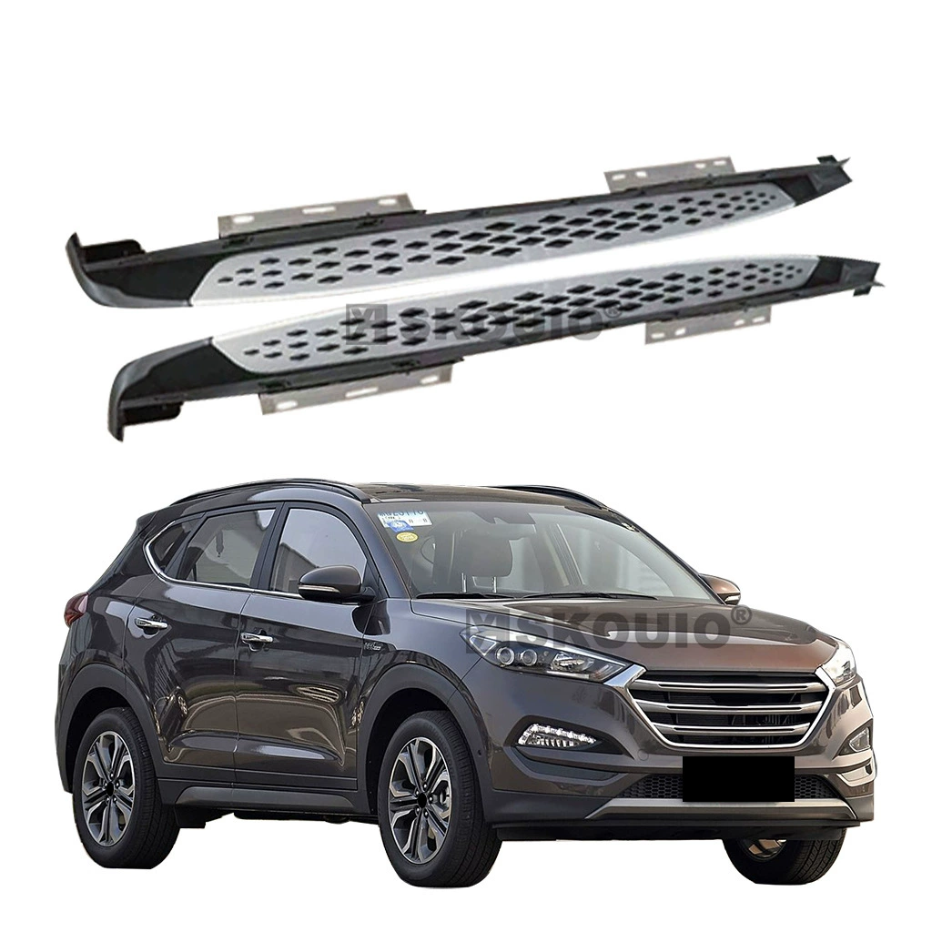 Подходит для Hyundai Tucson, педаль из алюминиевого сплава, модифицированная боковая педаль, боковая педаль автомобиля, приветственная боковая педаль