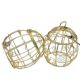 European Gold hollow Birdcage candy box wrought iron candy box gift box wedding supplies spot wholesale