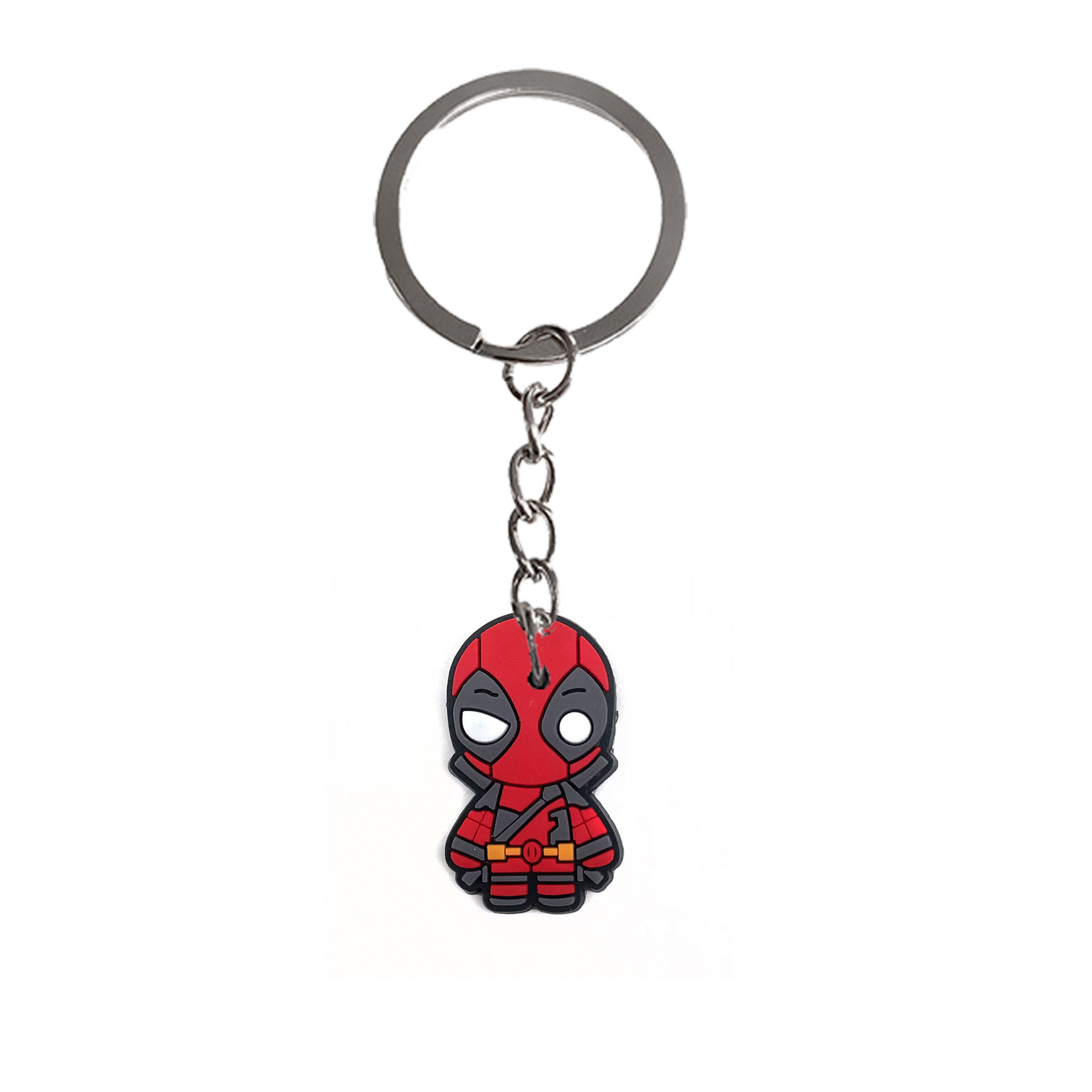 Spider-Man llavero adornos PVC de goma suave llavero accesorios DIY llavero pequeño regalo llavero colgante
