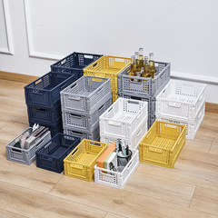 新商品の創意プラスチックを厚くして折りたたみます。家庭用オフィスにかごを収納します。