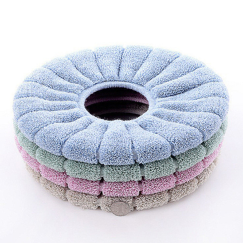 Universal thickened warm toilet seat cushion household toilet seat cushion suede toilet seat warm toilet seat cushion
