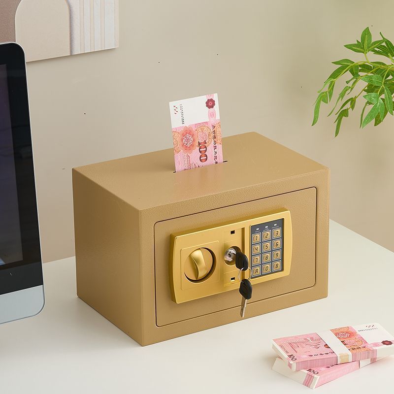 2025年新款电子保险箱柜保险箱存钱罐只进不出儿童男女孩密码储蓄