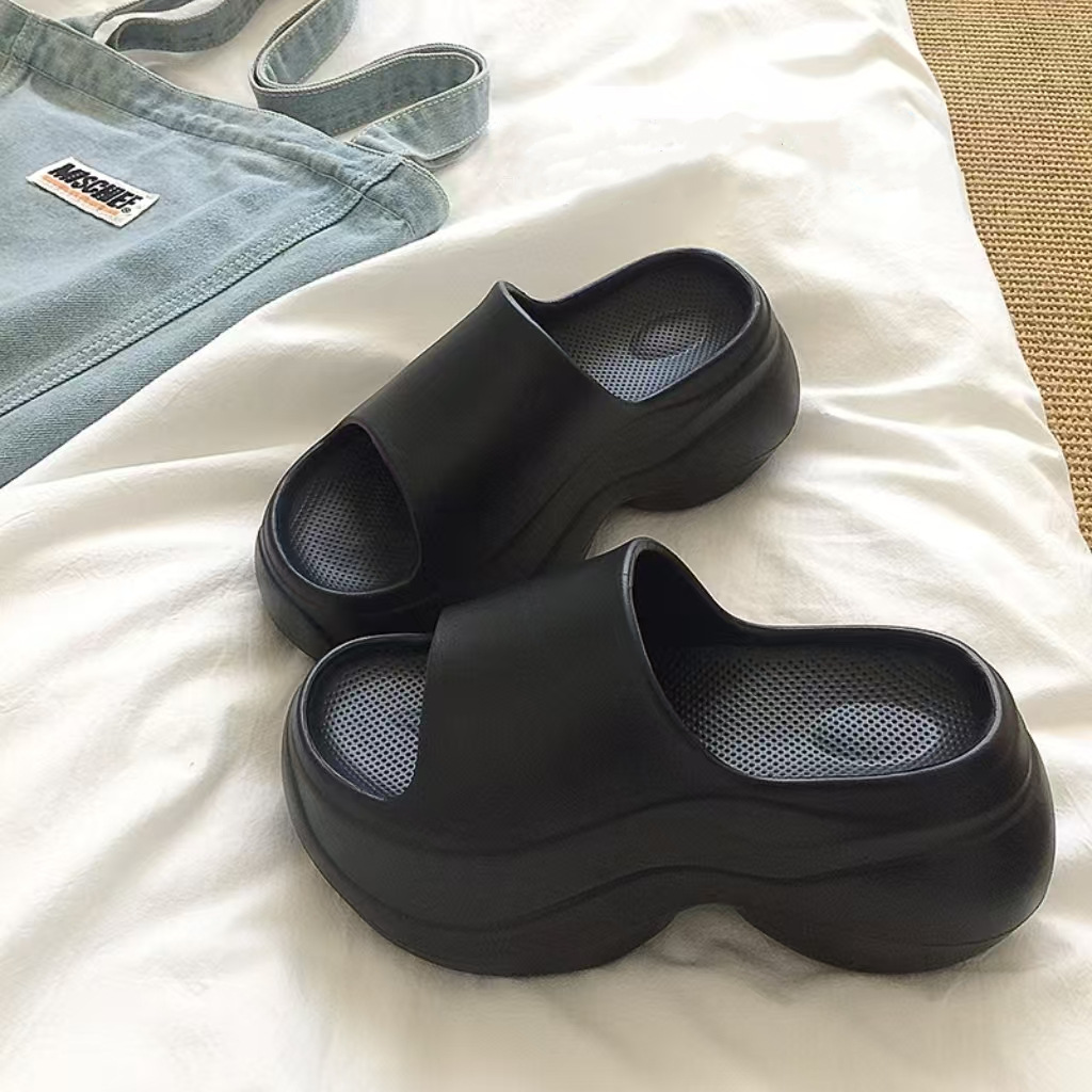 凉拖鞋女夏季厚底增高8.0cm室内家居外穿防滑拖鞋