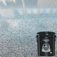 水性瑞卡彩砂艺术地坪漆厂家批发仿大理石瓷砖防滑耐磨可出口外贸
