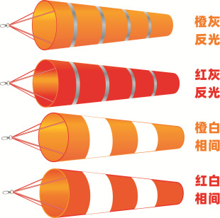 Oxford waterproof wind vane bag reflective wind vane waterproof wind direction warning ram 60-300cm various sizes manufacturers