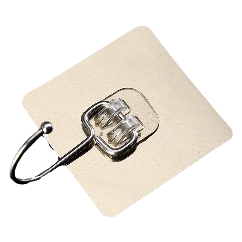 Gancho grande Adhesivo fuerte Gancho adhesivo sin perforación y sin costuras Ropa colgante Gancho grande Pared de carga Baño