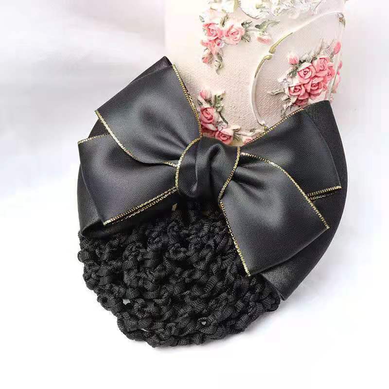 두 부분으로 구성된 금색 가장자리 - 검정색 - 두꺼운 검정색 메쉬