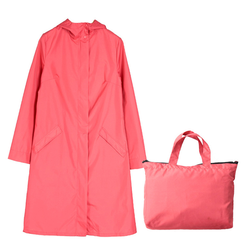 Cross-Border Fashion Raincoat for Women, Japanese Export Adult Travel Outdoor Windbreaker, Hooded Poncho, Korean Style Lightweight Raincoat