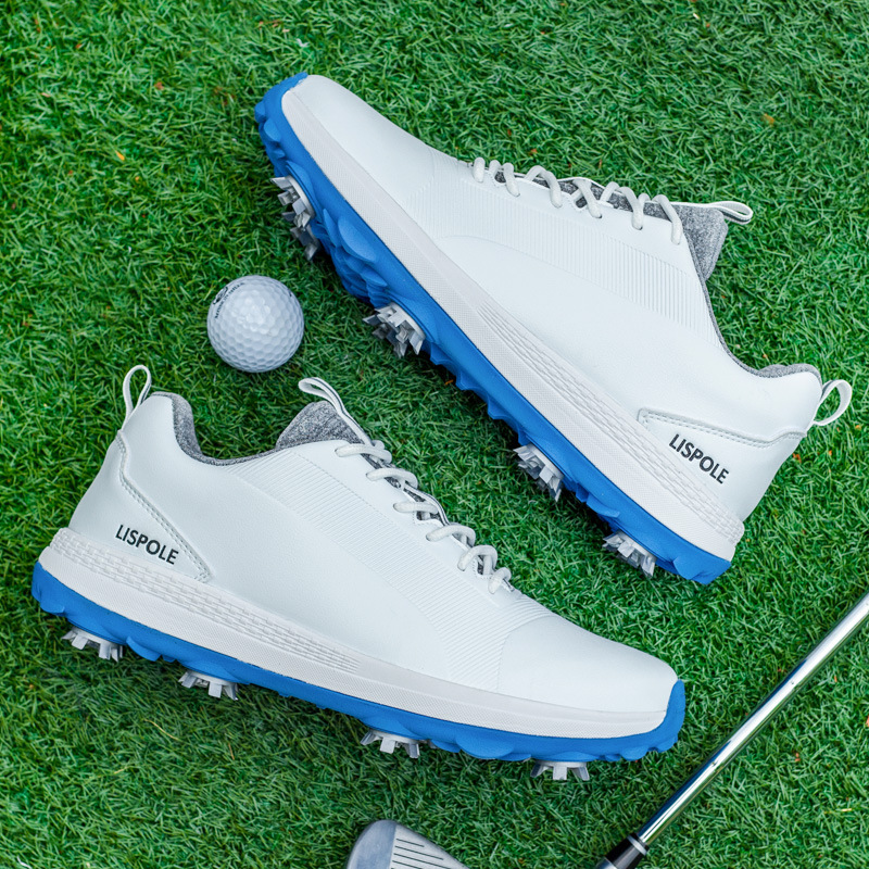 크로스보더 골프 남성용 골프화, 발수성, 통기성, 이동식 스파이크, 회전화, 남성용 골프화