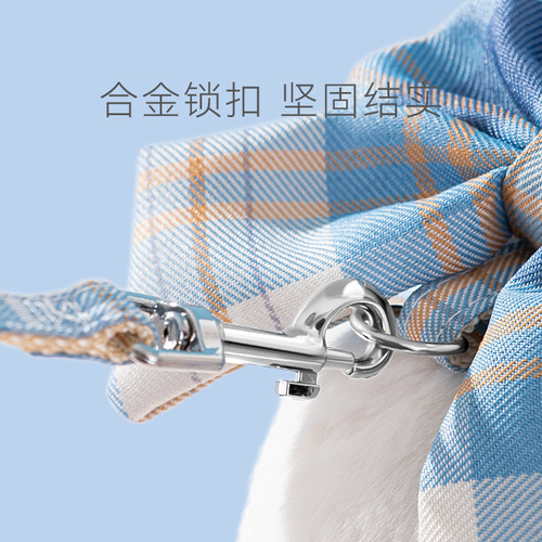 I-shaped JK large bow outing chain small and medium-sized dog walking rope pet supplies kitten traction rope