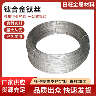 Dongguan Ri Wang Manufacturers Supply Ta1 Titanium Alloy Titanium Wire Metal Materials Processing for Metallurgical Minerals
