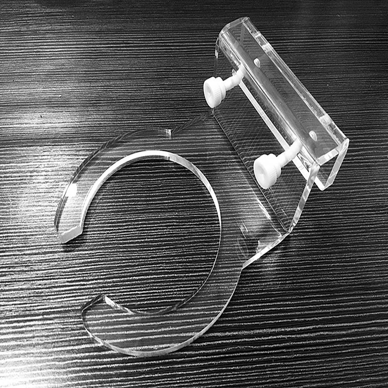 Filtro de fábrica soporte para calcetines filtro de tinta de acuario soporte transparente acrílico (sin filtro