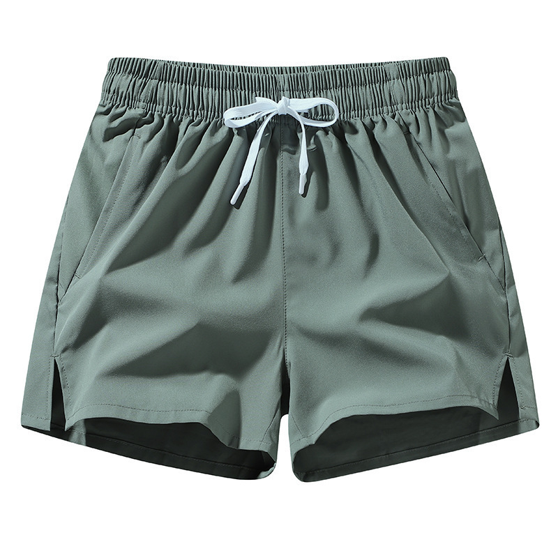 Pantalones cortos de hombre de verano sueltos pantalones grandes para correr deportivo pantalones de secado transpirables de hielo recto