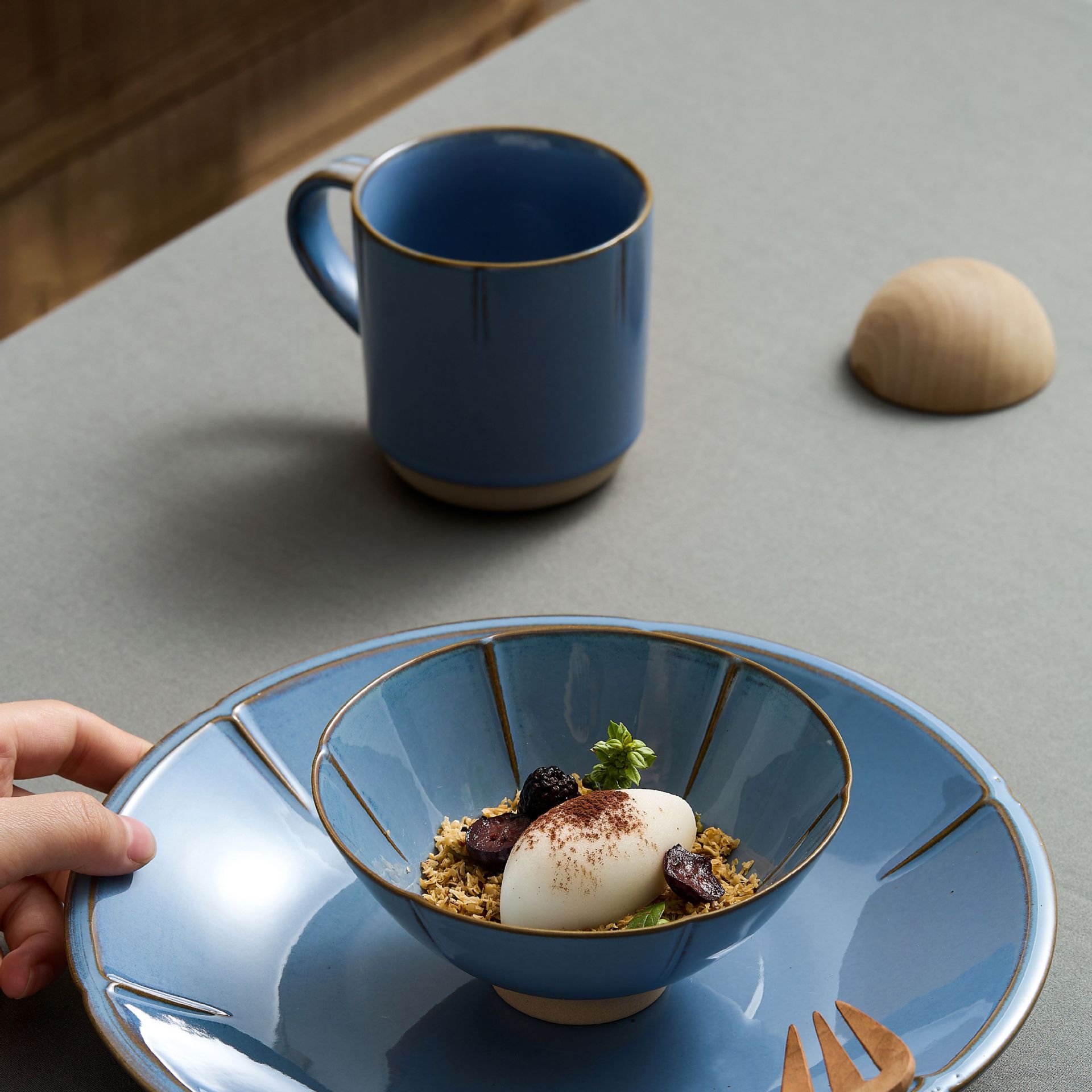 Taza de marca Kuai Kou Nordic inswind taza de cerámica de agua de taza de café de oreja moderna simple taza de pareja de taza de agua de un par