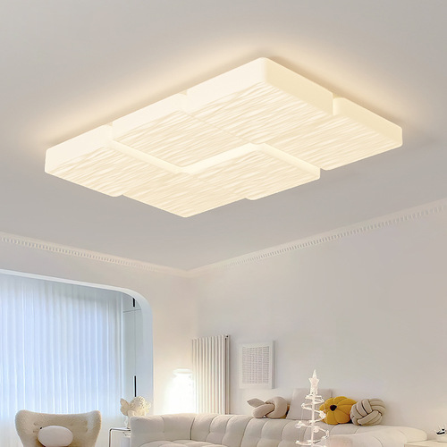 Full spectrum 2024 new living room ceiling lamp modern simple atmospheric creative eye protection cream style master bedroom lamp