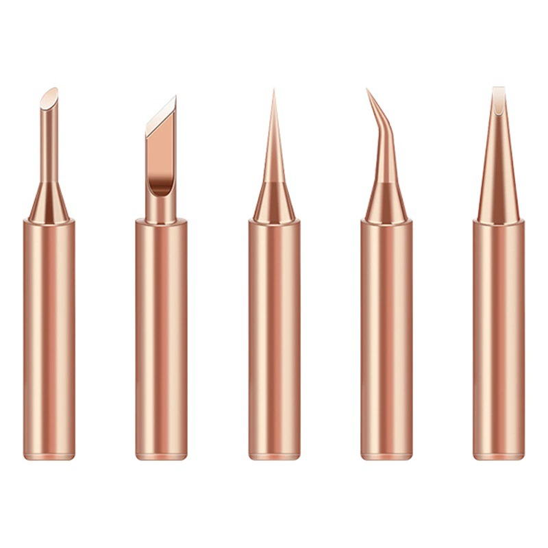 Жало паяльника из чистой красной меди, электрическая паяльная головка, Защита окружающей среды, немагнитная медь, головка паяльника с постоянной температурой, электрическая паяльная головка, чистая медь