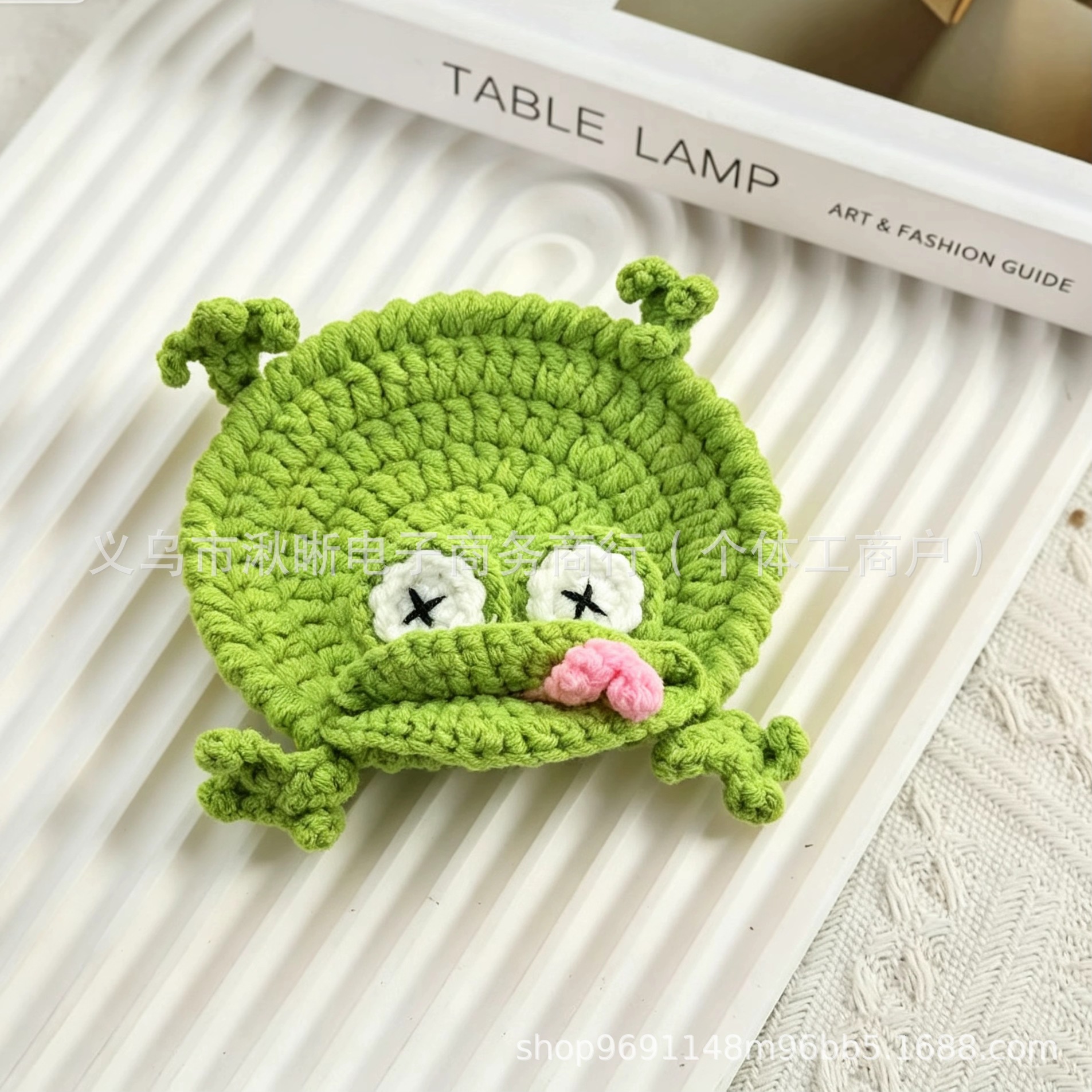 Productos ganchos descomprimidos para cojines de tazas de animales, ardilla, rana, tortuga, aislamiento térmico extraño, cojines de agujas de acoplamiento image 13