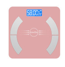 Báscula de grasa corporal para pérdida de peso Bluetooth inteligente y precisa medición de peso grasa carga corporal mujer hogar pequeña báscula electrónica