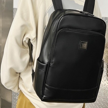 Lightweight Simple Backpack Fashion New Trendy Casual Business Computer Bag Large Capacity Travel Backpack Men's Bag