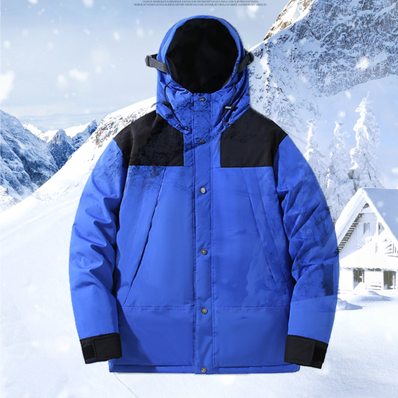 Chaqueta de plumón al por mayor 2023 invierno pato blanco abajo ropa de trabajo chaqueta engrosada chaqueta a prueba de frío ropa de trabajo de los hombres abajo chaqueta