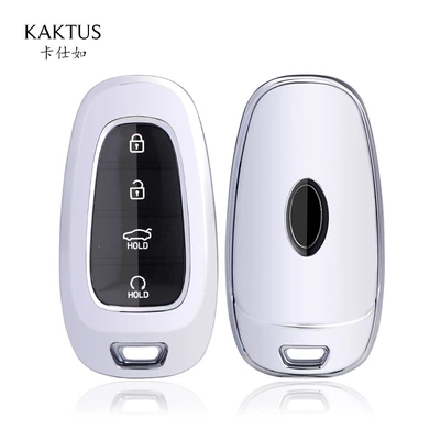 KAKTUS car key case suitable for Hyundai Tucson L new key case protective case Amazon (Car key bag) - electro-optic-silver