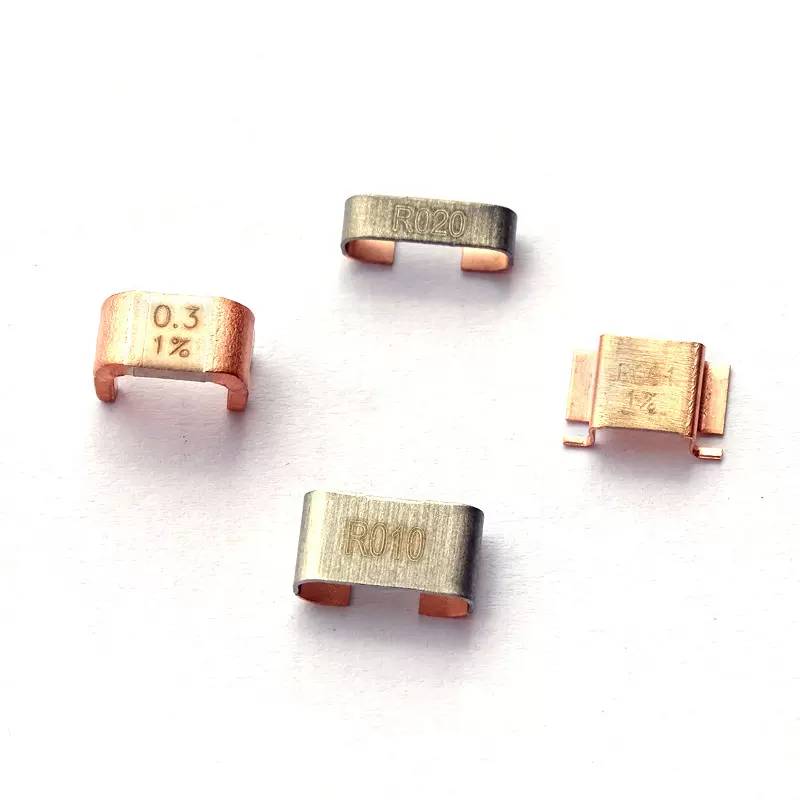 RS3824 3812C型内折锰铜电阻3W5W阻值1-50毫欧1%可定高精度