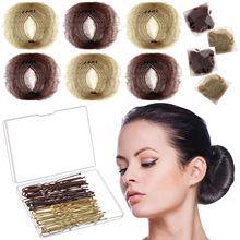 盘发器舞蹈网兜丸子头盘头空姐头花盘发隐形发网假发一次性发包