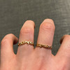 Zodiac signs, ring with letters, accessory, simple and elegant design, on index finger, wholesale