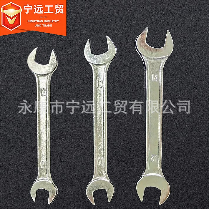 Llave cromada manual de doble uso de alta resistencia a juego apertura doble fabricante de herramientas de bicicleta doble cabeza al por mayor