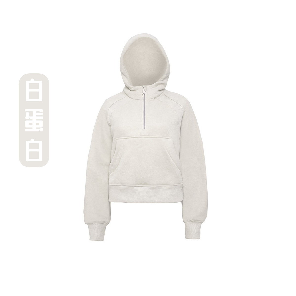 2025 medio cremallera alta camisa de cuello alto para mujeres otoño y invierno nueva ropa exterior calentadora de lana gruesa chaqueta deportiva image 7