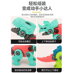 Assemble-and-disassemble dinosaur toy set with screws—perfect for kids, boys and girls! A fun twist on classic toys, ideal as a gift for students.