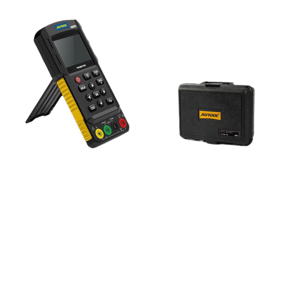 Autool DM303 automóvil multímetro osciloscopio señal analógica línea de frecuencia detector pluma prueba