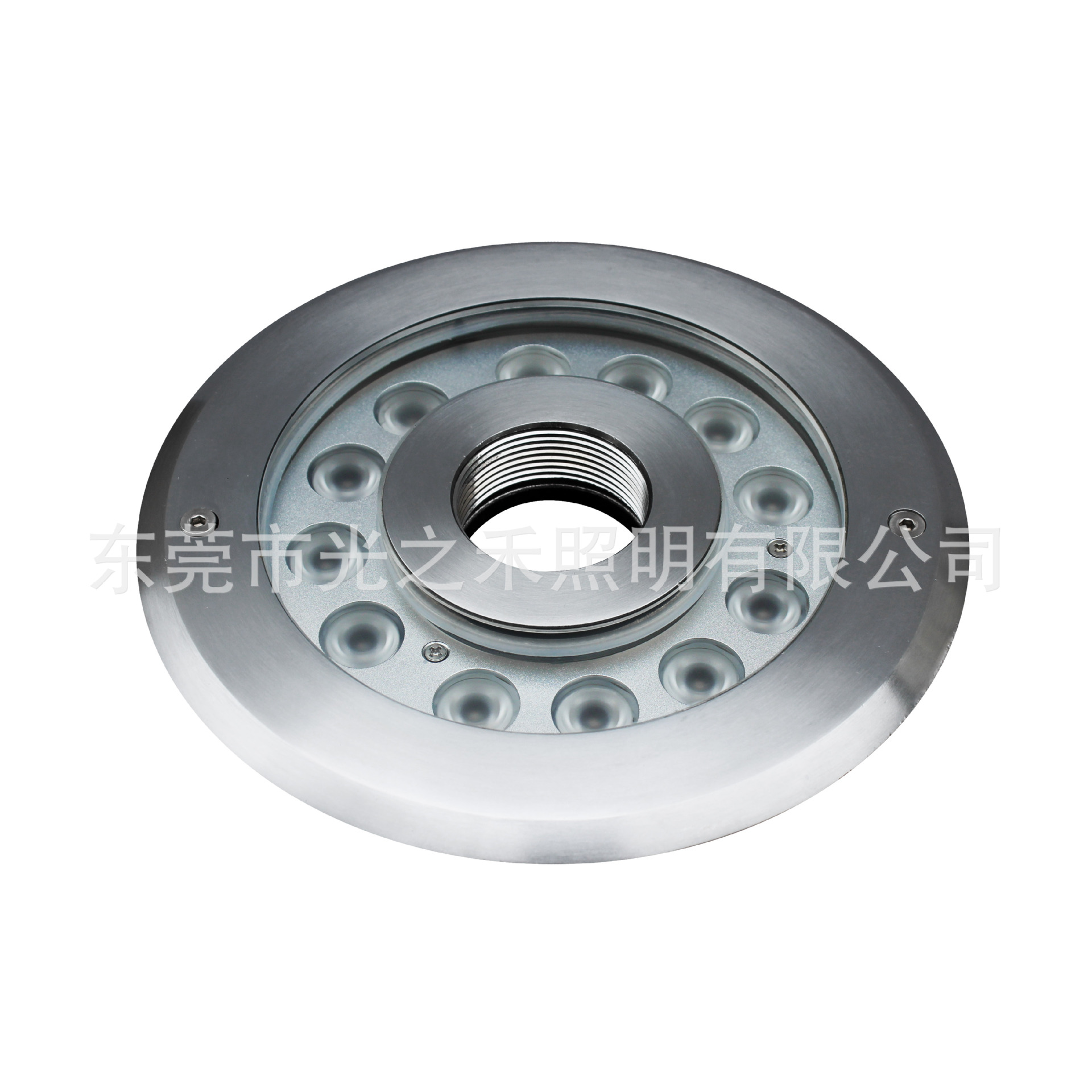 水景专用高功率水下喷泉灯 316 不锈钢一体成型 IP68 防水水底灯