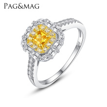PAG&MAG ��ָŮС���߼�925�y�Ʒ��pɫ���ʯ�W���L�r�и߼���