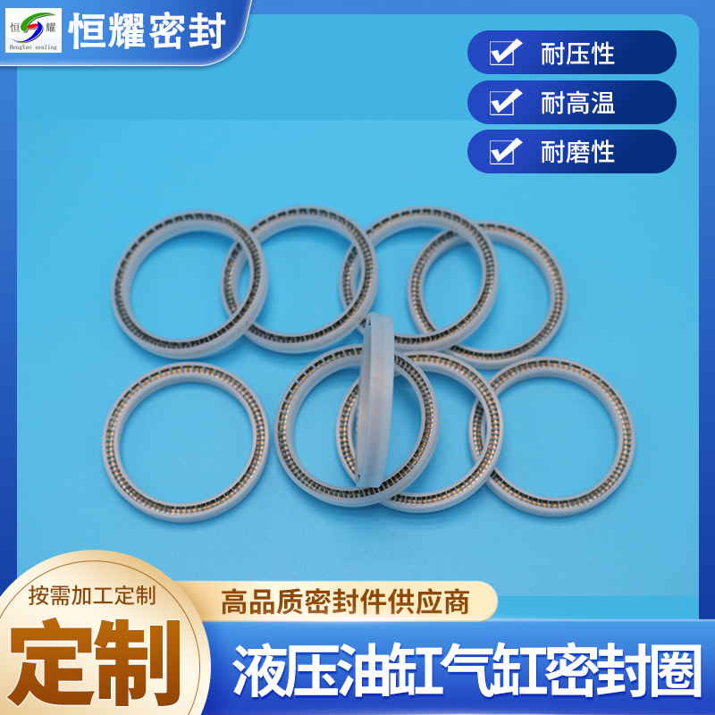 灌装设备泛塞封四氟骨架封点胶机医药食品级孔轴用进口材料密封圈