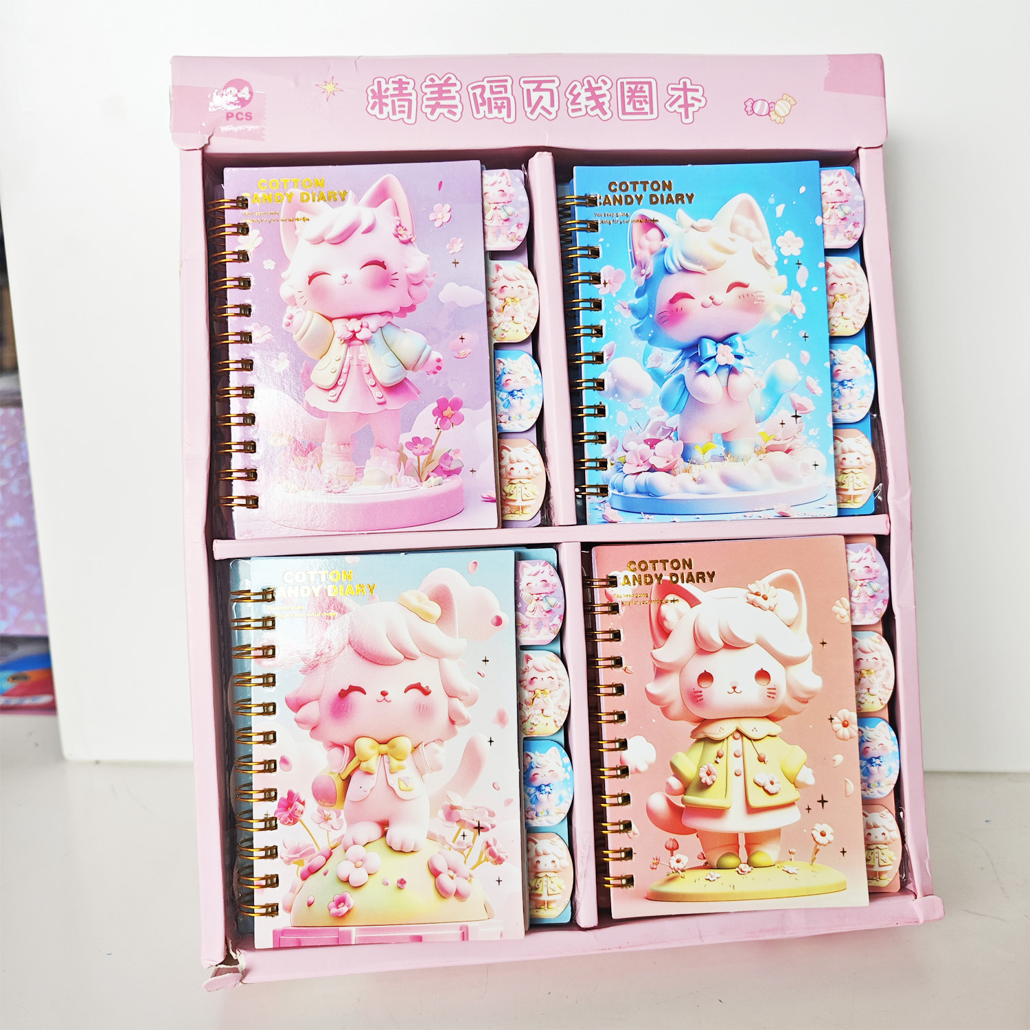 Creativo nuevo libro de círculo de línea Stitch de dibujos animados de alto valor Stitch libro de cuentas portátil para estudiantes al por mayor