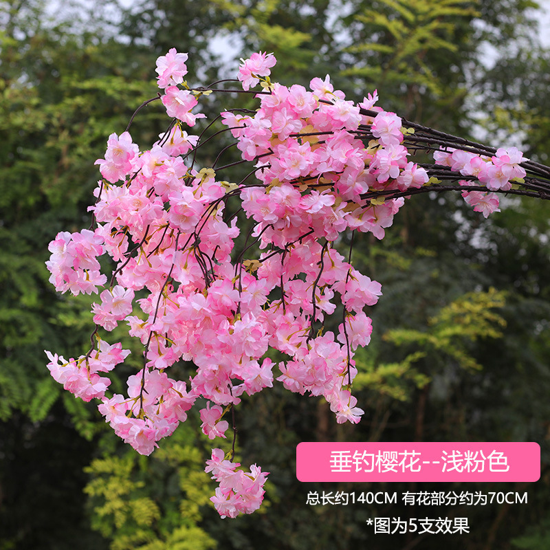 Hanging cherry blossom light pink