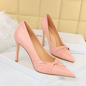 Korean spring fashion elegant sweet high heeled shoes