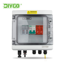 热卖光伏并网配电箱 1进1出500V 防水防尘IP65成套直流防雷汇流箱